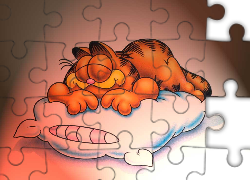 Poduszka, Śpiący, Garfield