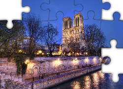 Francja, Katedra, Notre Dame, Paryż