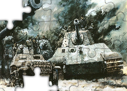 Czołgi, Tiger II, Żołnierze