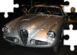 Alfa Romeo, przód , światła , maska