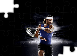 Rafael Nadal, tenis, sport, rakieta tenisowa