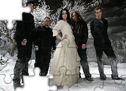 Evanescence, muzyka, zespół, rock, suknia, Amy Lee