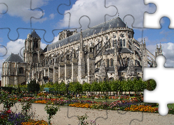 Francja, Bourges, Gotycka Katedra, Świętego Szczepana