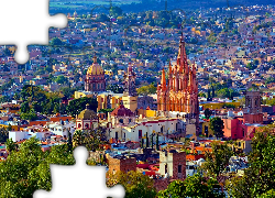 Panorama Miasta, San Miguel De Allende, Meksyk