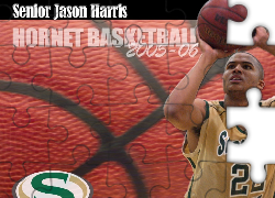 Koszykówka,koszykarz,Senior Jason Harris , piłka do koszykówki