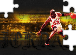 Koszykówka,koszykarz,Bulls, Michael Jordan