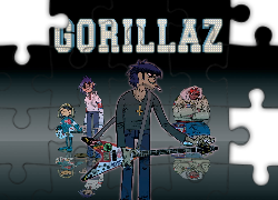 Gorillaz,gitara, zespół
