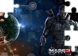 Komandor Shepard, Shepard, Mass Effect, Kosmos, Gra