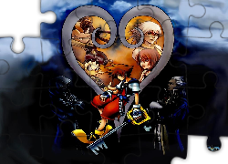 Kingdom Hearts, postacie, serce, klucz, goofy, donald, duck