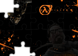 Half Life 2, okulary, mężczyzna, postać