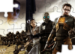 Half Life 2, postacie, logo, broń