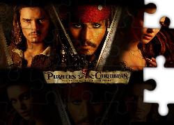 Piraci Z Karaibow Orlando Bloom, Keira Knightley, Johnny Depp, broń