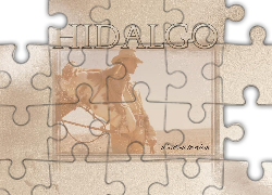 Hidalgo, kowboj, napis