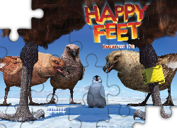 Tupot małych stóp, Happy Feet,  ptaki, pingwin