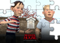 chłopcy, Straszny dom, Monster house