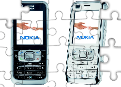 Nokia 6120, Czarny, Srebrny