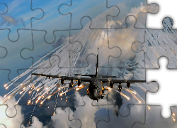C-130 Hercules, Flary, Obronne