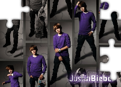 Justin Bieber, Fioletowy, Sweterek