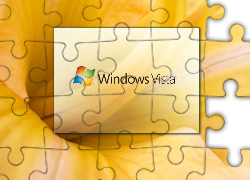 Logo, Windows, Vista, Środek, Kwiatka