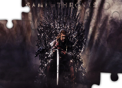 Gra o tron, Game of Thrones, Eddard Stark - Sean Bean, Pieśń Lodu i Ognia