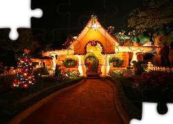 Świąteczny, Domek, Disneya