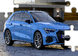 Niebieskie, Audi A3, Hybryda