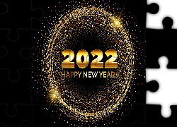 Nowy Rok, 2022, Złote, Koło