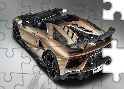 3D, Lamborghini Aventador SVJ, Roadster