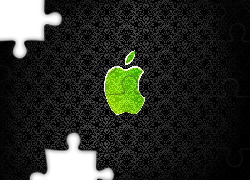 System operacyjny, Apple, Jabłko, Czarne tło