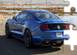 Niebieski, Ford Mustang, High Performance Package