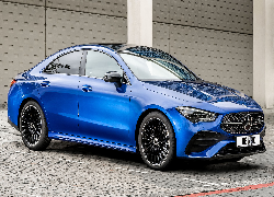 Niebieski, Mercedes-Benz CLA, AMG