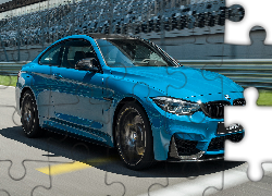 Niebieskie, BMW M4, Coupe