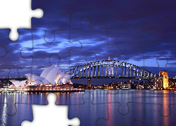 Australia, Sydney, Sydney Opera House, Most Sydney Harbour Bridge, Zatoka Port Jackson