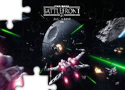 Star Wars Battlefront, Gwiazda Śmierci, Statek Kosmiczny, Planeta, Plakat