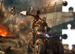 Call of Duty Warzone Mobile, Postaci, Quad, Helikopter, Zapora, Ucieczka, Plakat