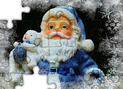 Mikołaj, Figurka, Boże Narodzenie, Dekoracja