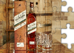 Whisky, Johnnie Walker, Select Casks, Pudełko, Butelka, Dwie, Szklanki