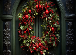 Wieniec, Święta, Drzwi, Dekoracja