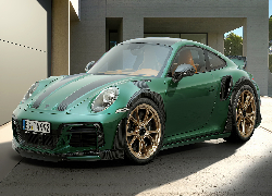 Zielone, Porsche 911 Turbo, Techart GTstreet R Touring