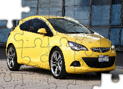 Żółty, Opel Astra GTC