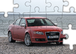 Czerwone, Audi, RS4