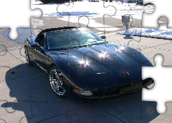 Chevrolet Corvette C5, Ciemny, Sportowy, Kabriolet