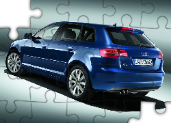 Niebieskie, Audi A3 Sportback