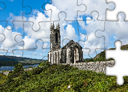 Kościół, Białe, Chmury, Irlandia