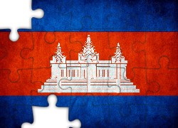 Flaga, Państwa, Kambodża
