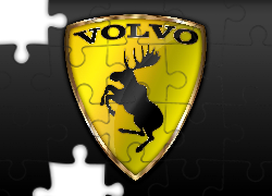 Emblemat, Samochodowy, Łoś, Volvo