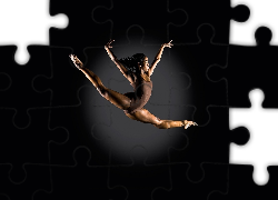 Gimnastyczka, Szpagat