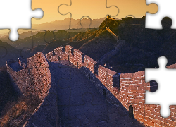 Wielki Mur Chiński, Wzgórza