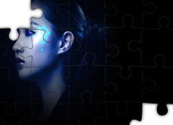 Dziewczyna, Świecący, Tatuaż