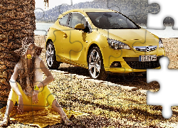 Opel Astra IV GTC, Plaża, Kobieta